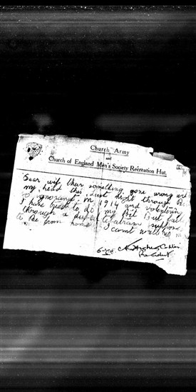 Photo:Edward Allsop's suicide note