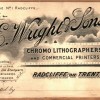Page link: Wright & Sons, Printers, Radcliffe-on-Trent