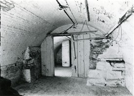 Photo:Prison Cells beneath Newark's former workhouse on Albert Street.  They were preserved beneath Hole's Brewery which later took over the site, and were photographed here in 1949