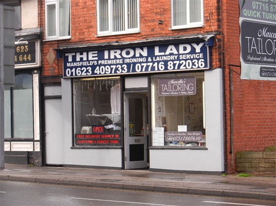 Photo:The Iron Lady ironing & Laundry shop. Mansfield