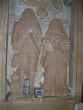 Photo:Monument to Sir John and Lady Digby in St Edmund's Church