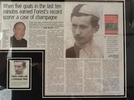 Photo:Review of the book by Andy smart in the Nottingham Evening Post newspaper