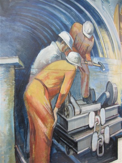 Photo: Illustrative image for the 'Coal Mining mural at Dukeries College, Ollerton' page