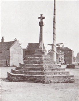 Photo:Top Cross with Maypole still in place behind