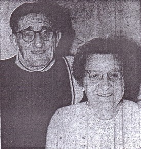 Photo:Mr & Mrs Hodson, photographed in 1970.