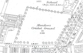 Photo: Illustrative image for the 'Map showing Meadows Cricket Ground 1884' page