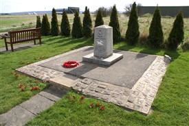 Photo:207 Squadron memorial at Langar airfield