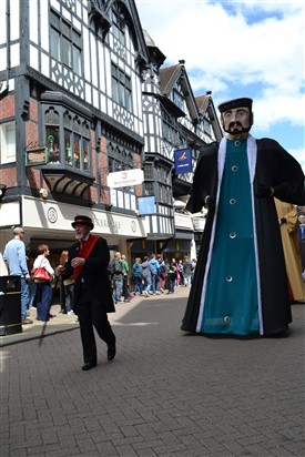 Photo:The Chester Midsummer Parade is famous for giants