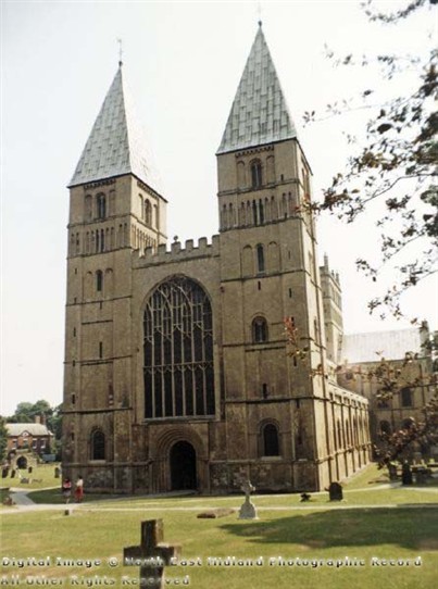 Photo:Southwell Minster from the west