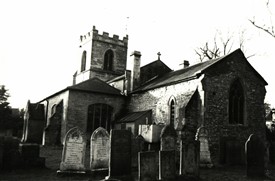 Photo:Oxton Church - the village stocks and whipping post were located close by