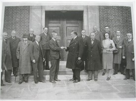 Photo:"West Bridgford New Branch Library Opened" Nottingham Guardian, 3.03.1939