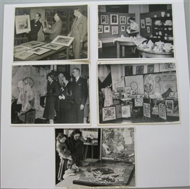 Photo:Exhibitions held in the library, 1944-1949