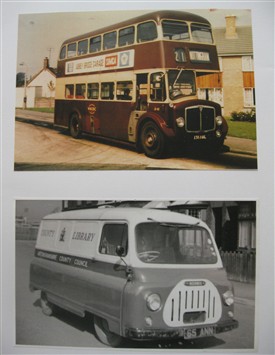 Photo:Designed in the 1960s: West Bridgford Urban District Council bus and Library van