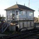 Photo:Signal Box at Newark castle Station, controlling gates across the Great North Road