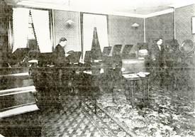 Photo:The Showroom on the first floor c.1925.  Gramophones, anyone?