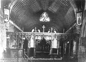 Photo:Above is an image of the interior of St Giles in around 1895, before it was rebuilt in 1898.