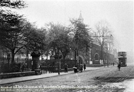 Photo:St Ann's Church and Robin Hood Chase c.1910