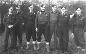 Photo:The crew pictured in Nottinghamshire, Bill Taylor is third from the right.