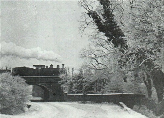 Photo: Illustrative image for the 'Railway snow scene at Sutton Bonington' page