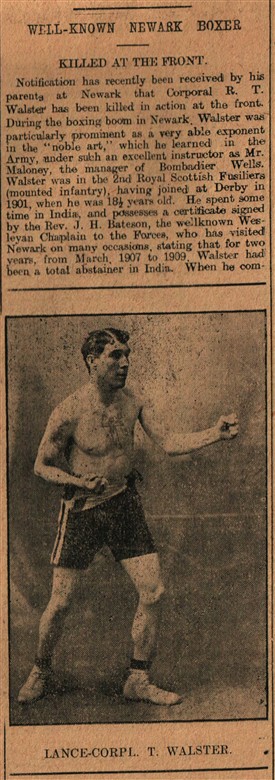 Photo:From the Newark Advertiser, 9th December 1914