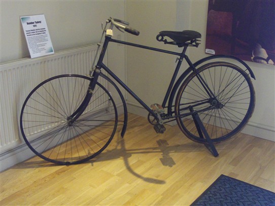Photo:On loan from Wollaton Industrial Museum, an early Humber bicycle