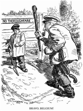 Photo:1914 cartoon from 'Punch'
