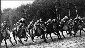 Photo:Canadian cavalry in action
