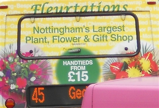 Photo:Spotted in Nottingham on the back of a N.45 bus to Gedling