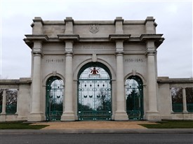Photo:Gates to the Memorial Gardens