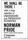Photo:Advert from The Newark Advertiser newspaper, October 1970