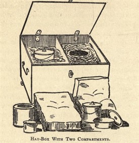 Photo: Illustrative image for the 'Who Remembers Hay-Box Cookery?' page
